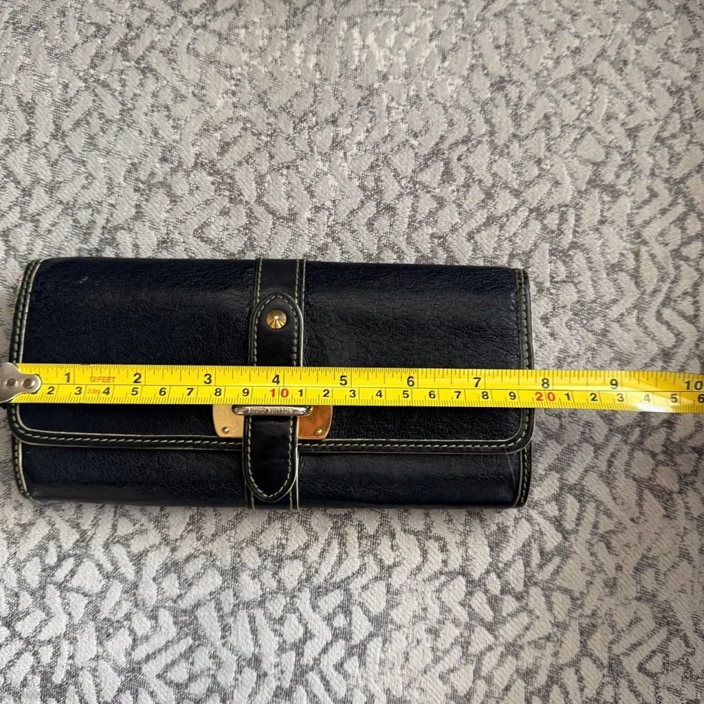 Louis Vuitton Favoli Suhari Leather Black Wallet
